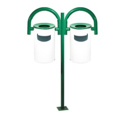 İkili Park Tipi Çöp Kovası