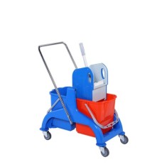 Çift Kovalı Temizlik Arabası